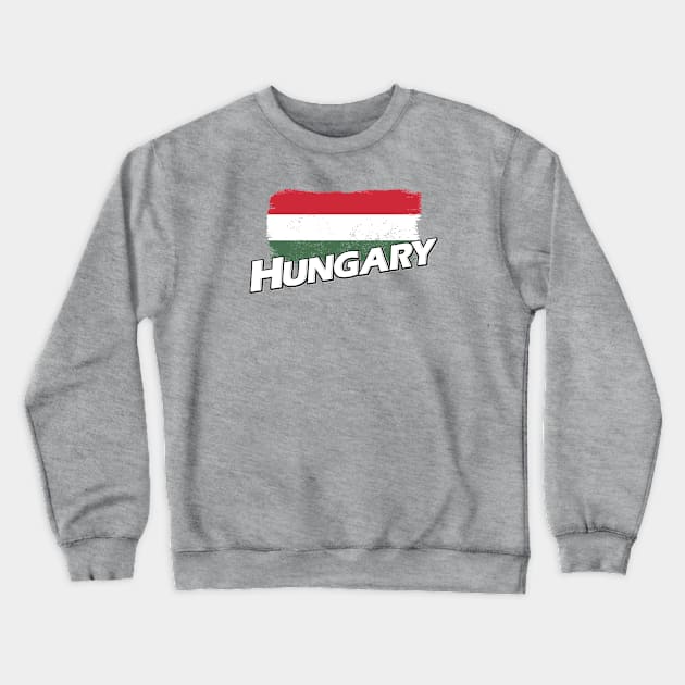 Hungary flag Crewneck Sweatshirt by PVVD